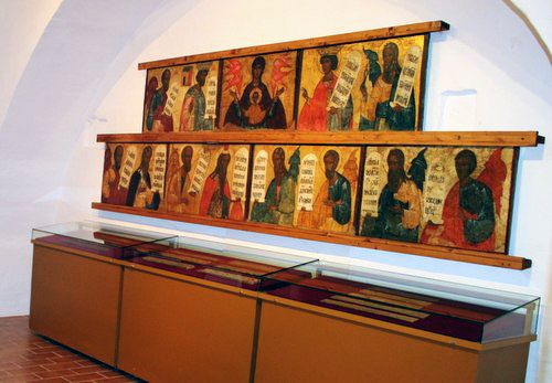  Иконостас XVI века представлен в Казённой палате Кирилло-Белозерского музея-заповедника