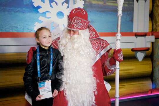 Кристина Ермолинская побывает в гостях у Деда Мороза