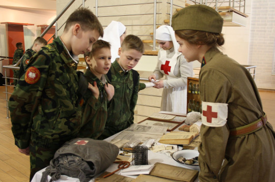 Ко Дню защитника Отечества Вологодский музей-заповедник провел для школьников игру «Несокрушимая и легендарная»
