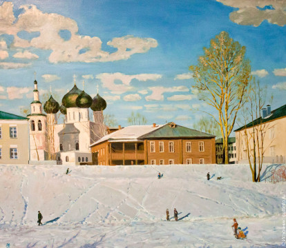 Более 100 произведений живописи, графики и декоративно-прикладного искусства показано на выставке «Вологда православная»