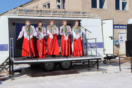 Деревни Ваганово и Слобода стали первыми в Кич-Городецком районе, где прошли концерты с участием автоклуба