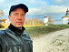 Андрей Мерзликин на фоне Кирилло-Белозерского музея-заповедника. Фото КБМЗ