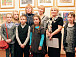 Марина Денисова, Наталья Кужижникова, искусствовед Ирина Балашова с юными авторами