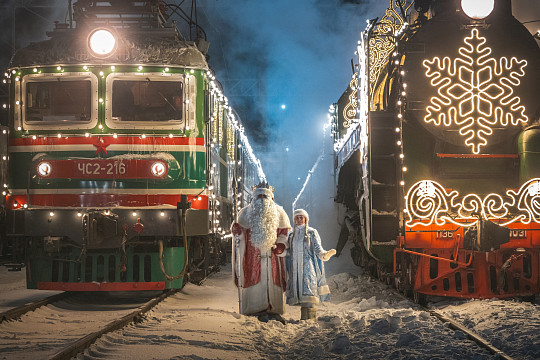 Сказочный Поезд Деда Мороза прибудет в Вологду