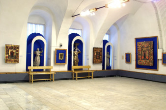 Экспозиция Музея церковной старины в Тотьме (храм во имя Успения Пресвятой Богородицы)