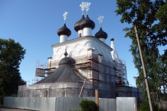 Завершение реставрации церкви Спаса Всемилостивого. 2012 год