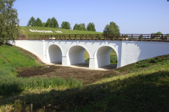 Мост через ров после реставрации