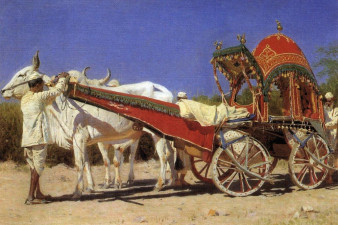 Верещагин В.В. Индия. Дели. Повозка богача. 1874-1876