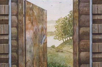 Дверь. Из серии «Уходящая Вологда». 1997