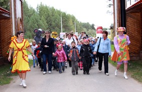 На Вотчину Деда Мороза приехали первоклассники из Великого Устюга и Великоустюгского района