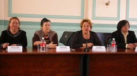 Состоялась встреча с вологжанами сотрудников Кирилло-Белозерского музея-заповедника, принимавших участие в возвращении икон из церкви Ризоположения