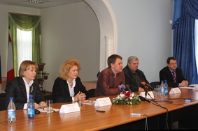 Пресс-конференция по теме: подготовка и проведение в Вологде Х Международного театрального фестиваля «Голоса истории» и Международного фестиваля молодого европейского кино «VOICES»