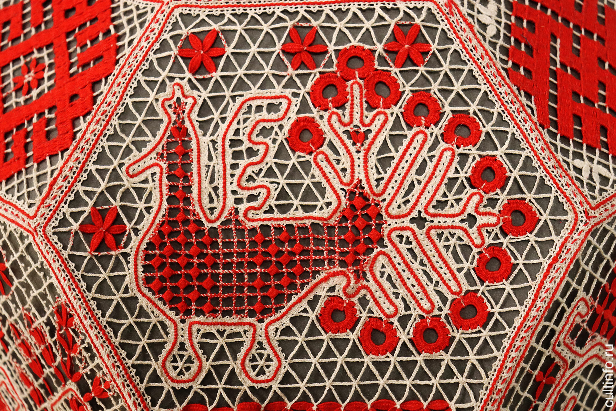 Шар «Северное узорочье». Фрагмент. 2022