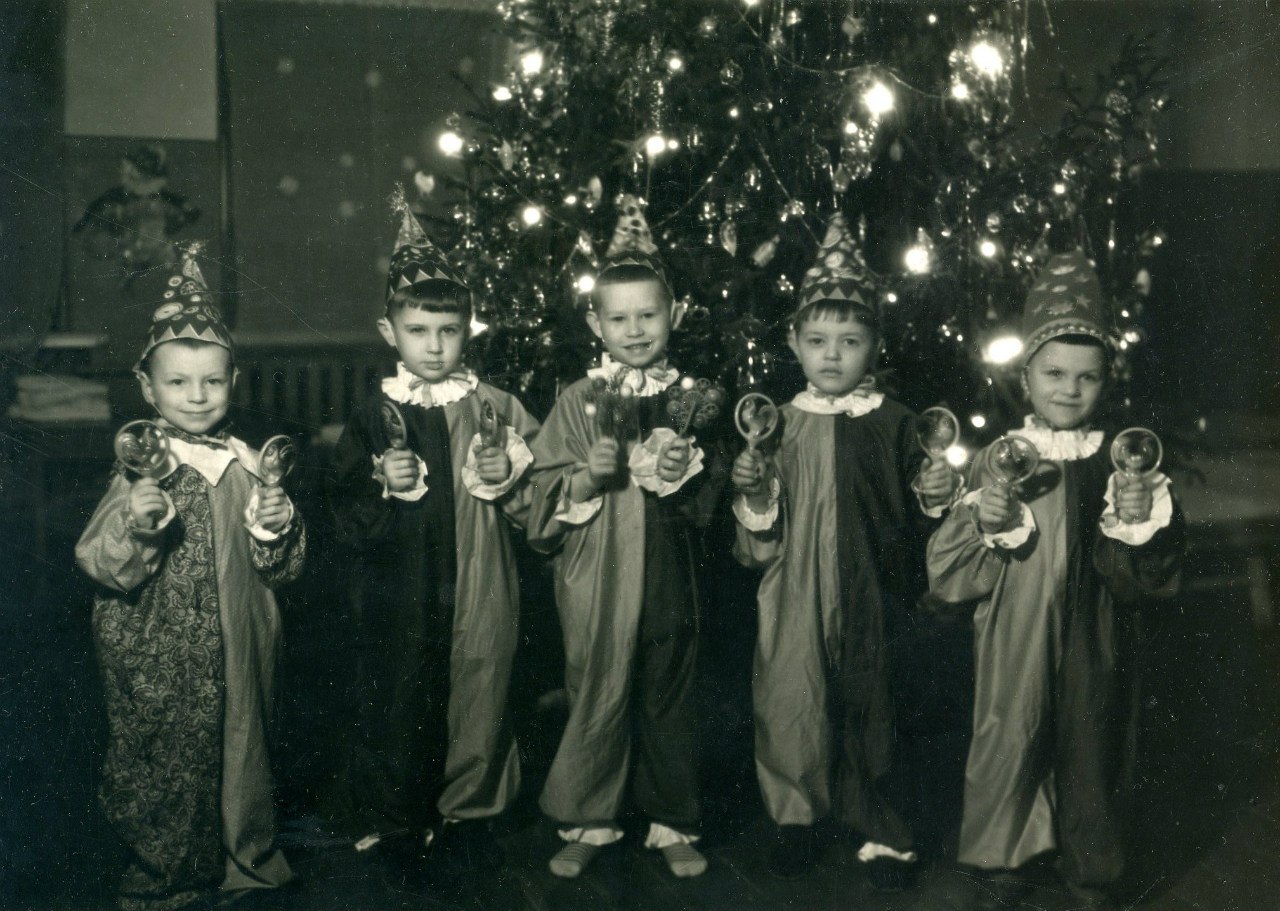 Утренник в детском саду №25. Вологда. 1960 год. 