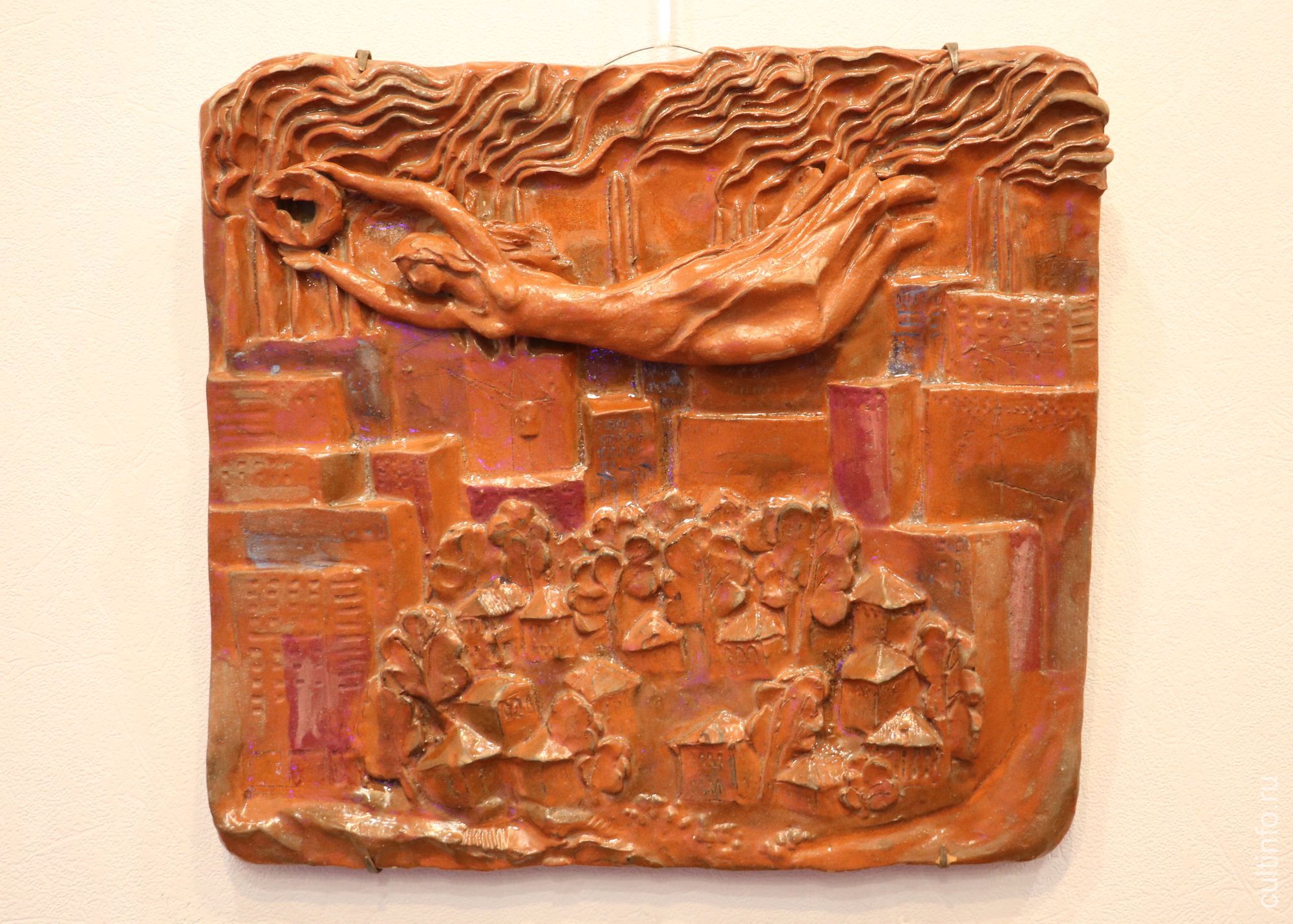 Татьяна Чистякова. Летящая над городом. 1977