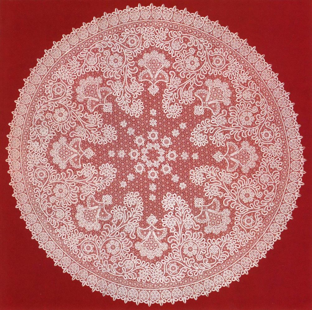 Ангелина Ракчеева. Скатерть «Метелица». Изображение Музея кружева