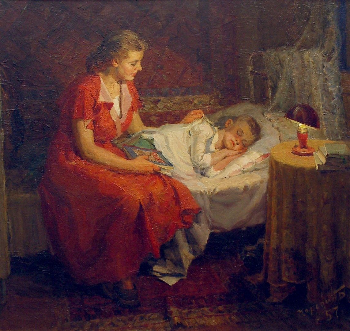 Б. Чередин. Уснул. Проект «Детство в красках»