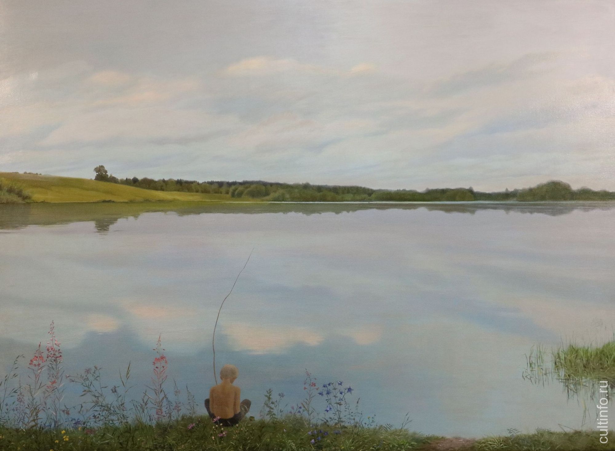 Юрий Воронов. Мальчик с удочкой. 2009