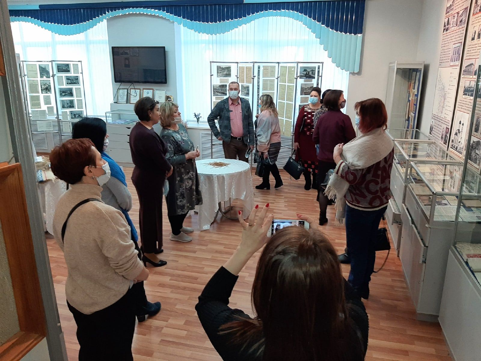 Участники коллегии в Доме культуры и спорта в городе Красавино