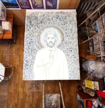 Из осколков фресок затопленной церкви в Крохино будет создана мозаичная икона. Благотворительный фонд «Крохино» объявляет сбор средств на реализацию проекта 