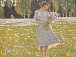 Полевые цветы. 1923 г. Художник Столица Е.И. Из собрания Череповецкого музейного объединения