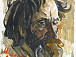 Моцегора Г. Портрет В. Корбакова. 1981. Картон, масло. 40х36