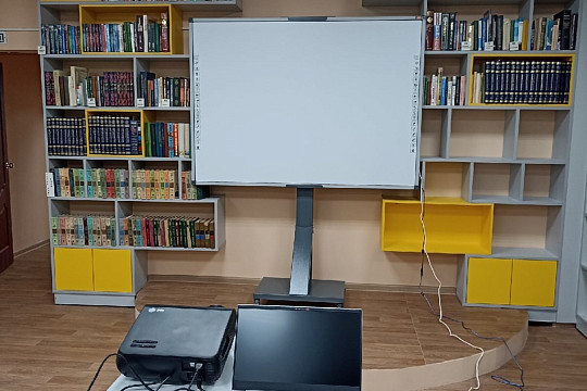 В Белозерском районе открылась после ремонта Антушевская сельская библиотека