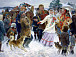 Олег Бороздин. Праздник в Сосновке. 1983 – 1984. Холст, масло