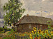 Ольга Карпачёва. Домик в Ракуле (Рубцовские места). 2015. Холст, масло