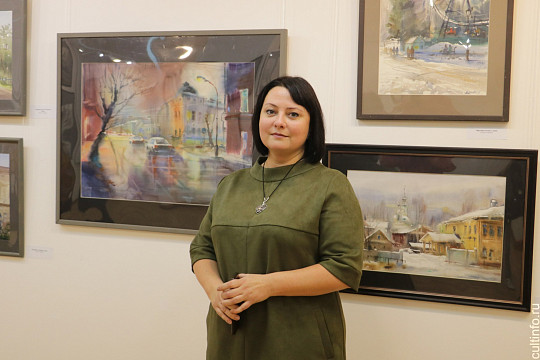 Традиции и новаторство акварели череповецкого художника Любови Борисовой представлены в Шаламовском доме