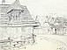 Улица в Поронине (Польша). 1966. Бумага, карандаш. 46,5х61. ВОКГ