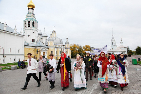  «Ломоносовский обоз» сделал остановку в Вологде