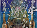Леонид Строганов. Гравюра «Чудные цветы», 2002