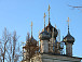 Установка лесов на Сретенской церкви