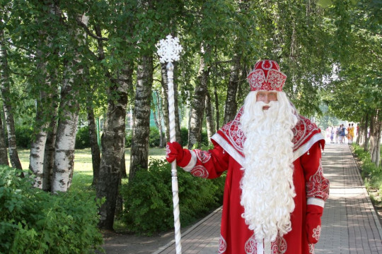 Дед Мороз поздравил устюжан с Днем города!
