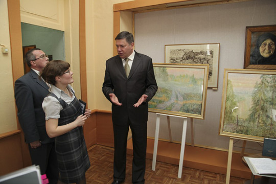 Олег Кувшинников посетил Историко-мемориальный музей Александра Яшина