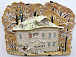Т. Чистякова. Золотая осень. 2003. Шамот, фаянс, глазурь