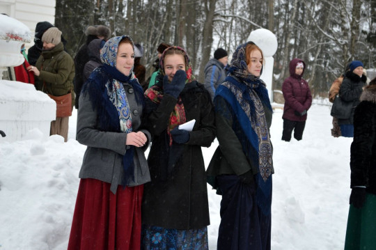 Зимнюю историческую реконструкцию провели в минувшие выходные в усадьбе Спасское-Куркино 