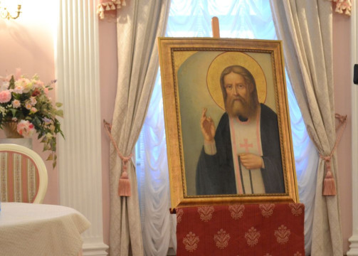Презентация отреставрированной иконы прошла в усадьбе Брянчаниновых