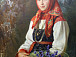 Олег Александрович Бороздин. Оля из Никольска. 1998. Холст, масло. 106 х 78,5. ВОКГ ОФ-24630