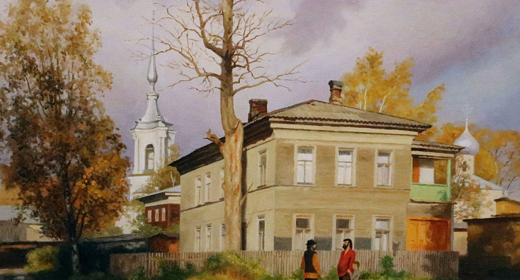 Посмотреть выставку вологодских художников и купить понравившиеся работы можно в Доме Корбакова в рамках акции в поддержку регионального отделения СХР