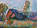 Утренний мотив. Холст, масло. 33 х 50 см. , 1991 г.