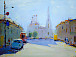 Алексей Ланцев. Московский этюд. Холст, акрил. 2016