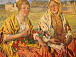 П. Д. Бучкин. Девушки-крестьянки. 1910-е