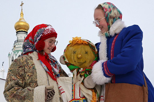 31 тысяча вологжан отпраздновали Масленицу на разных площадках в Вологде
