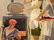 А. Н. Самохвалов. В полях (кухня). 1927