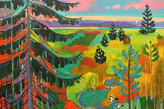 Яркую живопись Александра Романова увидят вологжане