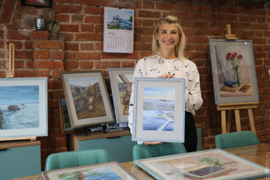 Серию акварельных работ по литературным произведениям «Они сражались за Родину» создала художник Вера Шашерина на средства областного гранта 