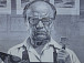 Анатолий Наговицын. Автопортрет. Бумага, чернила, кисть. 1987