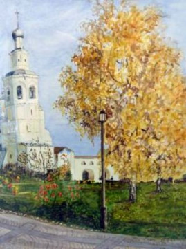Выставка акварелей вологжанки Ирины Лихачевой «Отчизны родные мотивы» откроется в областной научной библиотеке